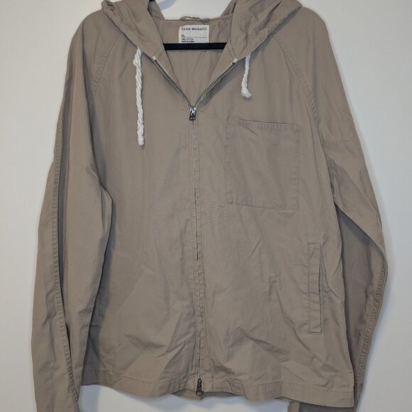 Club Monaco Cotton Zip Up Jacket / windbreaker XL - Picture 2 of 3